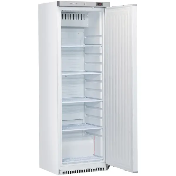 Koelkast | BudgetLine | 400L | Wit | 0°C/+8°C | Statisch + Ventilator | Deuralarm | Wielen | 600x701x1876(h)mm