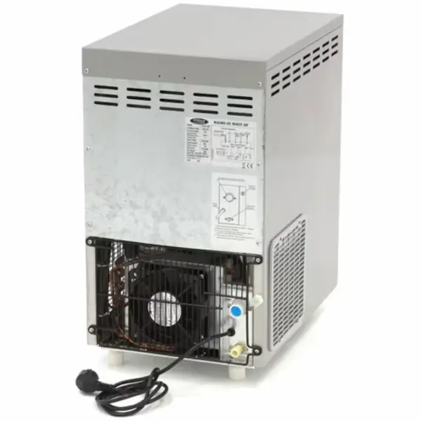 Schilferijsmachine | 30kg/24u | Bunker 7kg | Luchtgekoeld | 330x470x580(h)mm