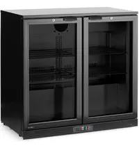 Arktic by HENDI Barkoelkast | 198L | Zwart | 0°C/+10°C | Statisch + Ventilator | Draaideuren | 900x530x870(h)mm