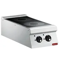 Diamond Inductiefornuis | MAXIMA 900+ | 2 Kookpunten (Ø280) | 10kW (400V) | 400x900x275/290(h)mm