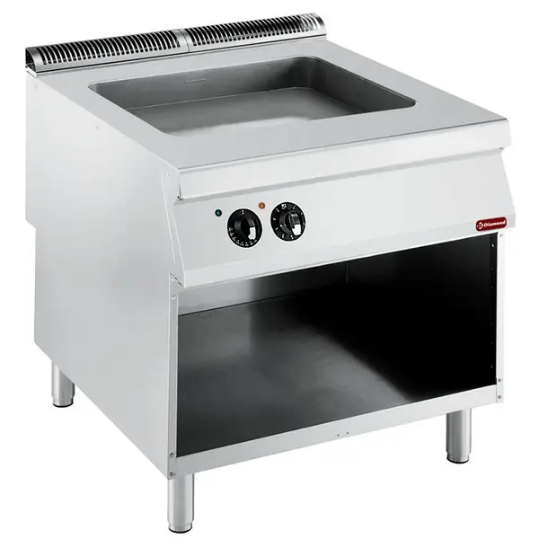 Multifunctionele Varipan | MAXIMA 900+ | Elektrisch | 22L | 120°C/300°C | 10kW (400V) | Aftapkraan | Open Onderkast | 800x900x850/865(h)mm