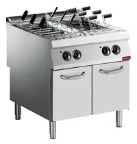 Diamond Pastakoker | MAXIMA 900+ | Elektrisch | 2x 40L | 20kW (230V-3F) | Vulkranen + Aftapkranen | 800x900x851/908(h)mm