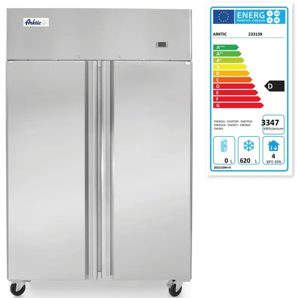 Vrieskast | ProfiLine | 900L (1/1 GN) | RVS | -17°C/-22°C | Geforceerd | Wielen (Geremd) | 1200x740x1950(h)mm