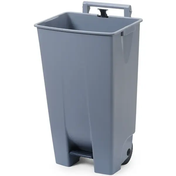 Rolcontainer | Kunststof | Lichtgrijs | 120L | Open | Wielen | 510x425x875(h)mm