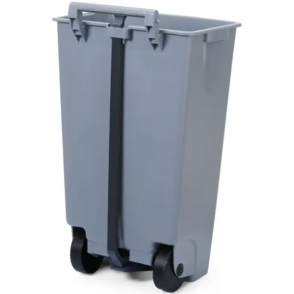 Rolcontainer | Kunststof | Lichtgrijs | 120L | Open | Wielen | 510x425x875(h)mm