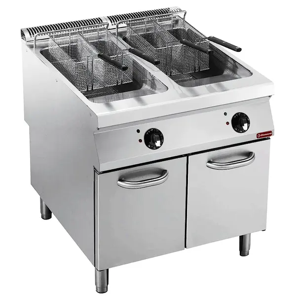 Friteuse | MAXIMA 900+ | Elektrisch | 23+23L | 105°C/185°C | 36kW (400V) | Aftapkranen | 800x900x851/908(h)mm