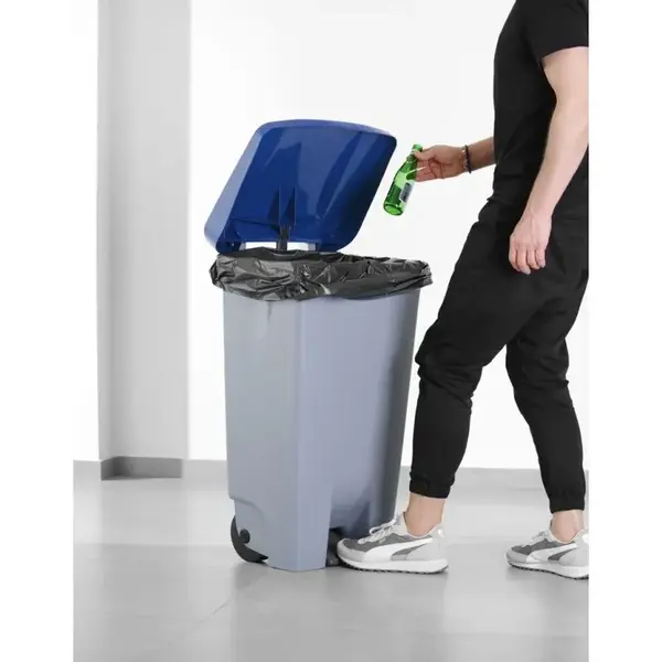 Deksel | Kunststof | Blauw | HENDI Rolcontainer HEN-873458 | 505x415mm