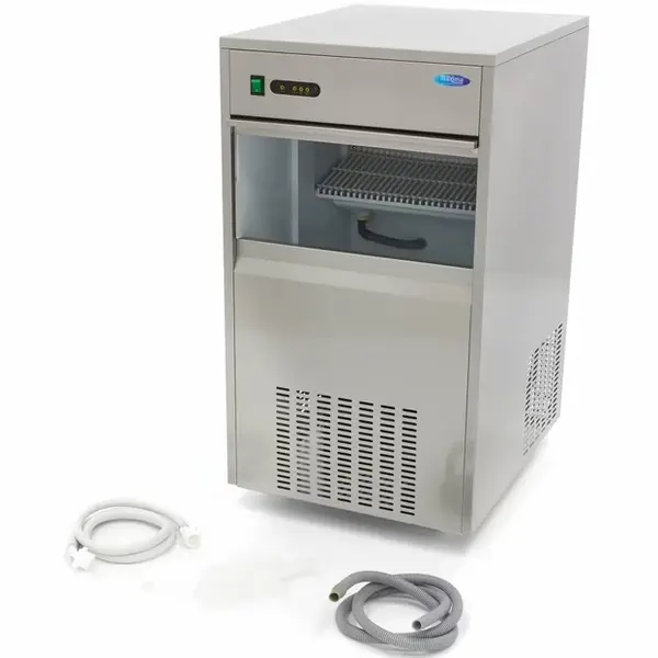 IJsblokjesmachine | Holle Blokjes | 80kg/24u | Bunker 25kg | Luchtgekoeld | 500x612x910(h)mm