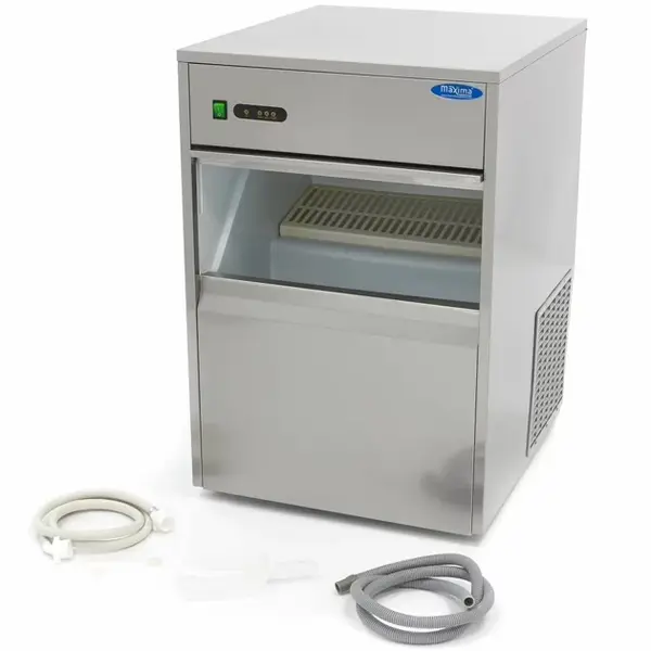 IJsblokjesmachine | Holle Blokjes | 28kg/24u | Bunker 7kg | Luchtgekoeld | 398x510x608(h)mm