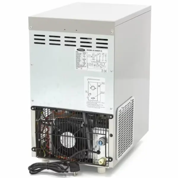 IJsblokjesmachine | Holle Blokjes | 24kg/24u | Bunker 5kg | Luchtgekoeld | 330x470x580(h)mm