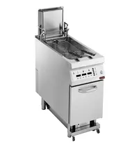 Diamond Automatische Friteuse | MAXIMA 900+ | Elektrisch | 23L | 105°C/185°C | 18kW (400V) | Aftapkraan | Digitaal | Automatische Mandlift + Filtering | 400x900x851/1200(h)mm 