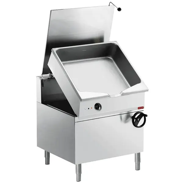 Kantelbare Braadpan | MAXIMA 900+ | Elektrisch | 100L | 120°C/300°C | 17kW (400V) | Vulkraan | 1000x900x850/898(h)mm