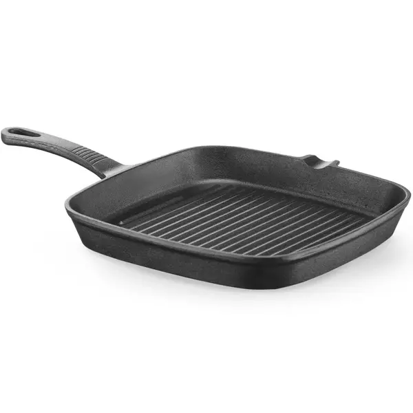 Grillpan | Gietijzer | Div. Warmtebronnen | 230x230x25(h)mm