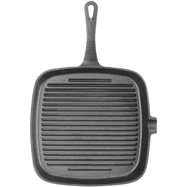 Grillpan | Gietijzer | Div. Warmtebronnen | 230x230x25(h)mm