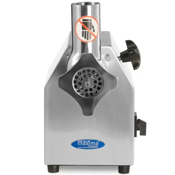 Vlees-/Gehaktmolen | Mes N°12 (Ø120mm) | 120kg/u | Verwijderbare Kop | 0.75kW (230V) | Incl. 2 Roosters (Ø6/8mm) | 240x420x445(h)mm