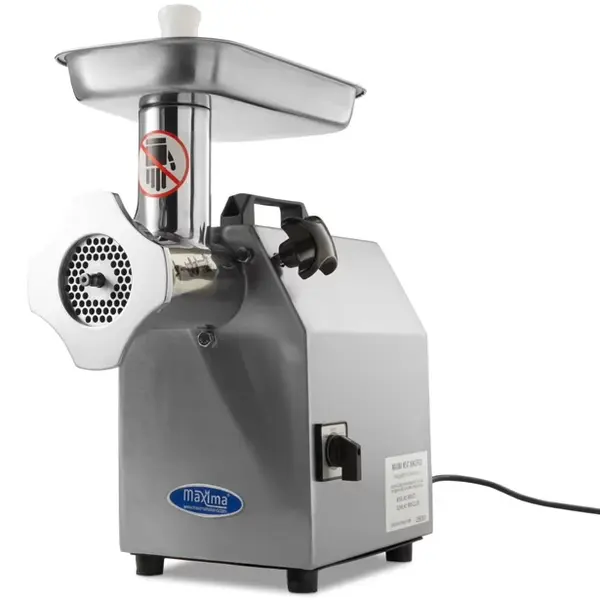 Vlees-/Gehaktmolen | Mes N°22 (Ø220mm) | 220kg/u | Verwijderbare Kop | 0.75kW (230V) | Incl. 2 Roosters (Ø6/8mm) | 240x465x465(h)mm