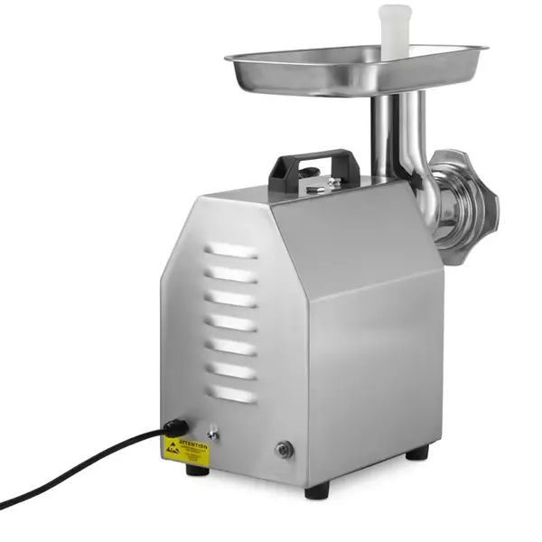 Vlees-/Gehaktmolen | Mes N°22 (Ø220mm) | 220kg/u | Verwijderbare Kop | 0.75kW (230V) | Incl. 2 Roosters (Ø6/8mm) | 240x465x465(h)mm