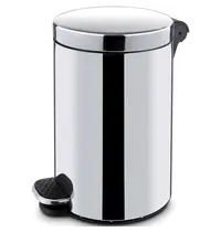 HENDI Pedaalemmer | RVS | 20L | Klapdeksel | Ø300x440(h)mm