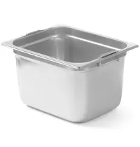 HENDI GN-Bak | RVS | 1/2 GN | Hoogte 200mm | Handgrepen | 325x265x200(h)mm 