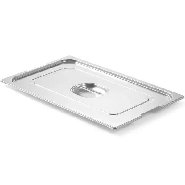 GN-Deksel | RVS | 1/1 GN | Handgreep | Handgreepuitsparingen