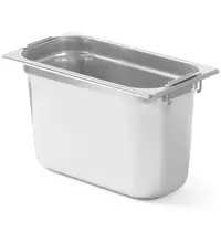 HENDI GN-Bak | ProfiLine | RVS | 1/3 GN | Hoogte 100mm | Handgrepen | 325x176x100(h)mm 