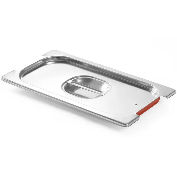 GN-Deksel | RVS | 1/3 GN | Handgreep | Handgreepuitsparingen | Luchtdicht