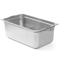 HENDI GN-Bak | RVS | 1/1 GN | Hoogte 100mm | Handgrepen | 530x325x100(h)mm 