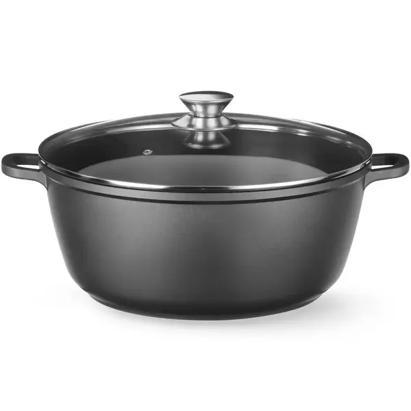 Braadpan | Aluminium (Antiaanbaklaag) | 7L | Div. Warmtebronnen | Incl. Deksel | 367x290x122(h)mm