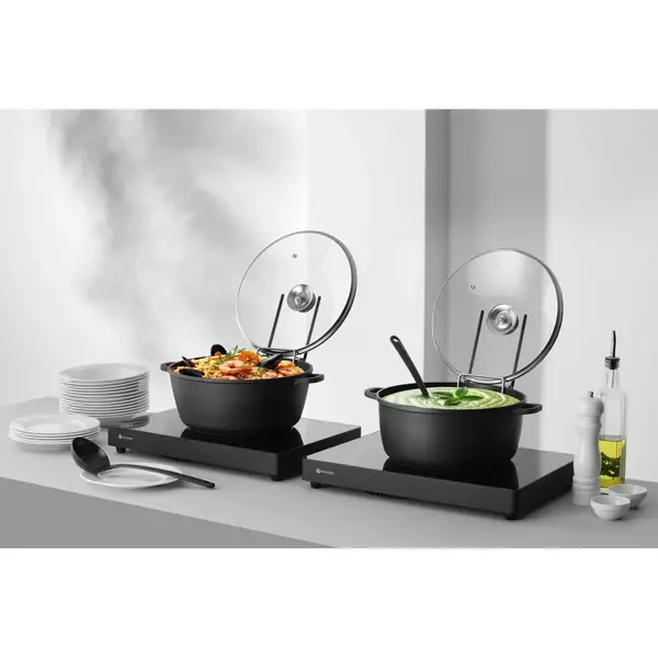 Braadpan | Aluminium (Antiaanbaklaag) | 7.5L | Div. Warmtebronnen | Incl. Deksel | 387x310x130(h)mm