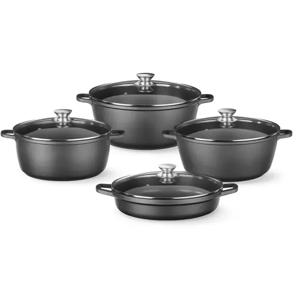 Braadpan | Aluminium (Antiaanbaklaag) | 7.5L | Div. Warmtebronnen | Incl. Deksel | 387x310x130(h)mm