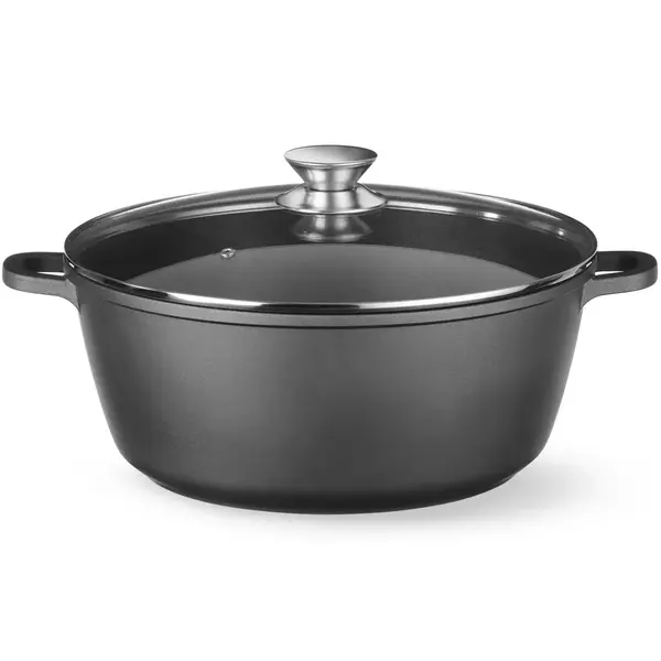Braadpan | Aluminium (Antiaanbaklaag) | 7.5L | Div. Warmtebronnen | Incl. Deksel | 387x310x130(h)mm