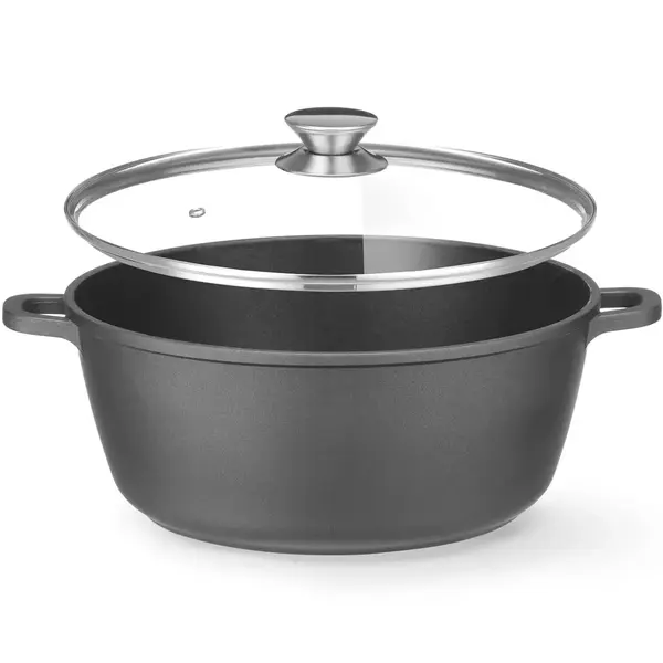 Braadpan | Aluminium (Antiaanbaklaag) | 7.5L | Div. Warmtebronnen | Incl. Deksel | 387x310x130(h)mm