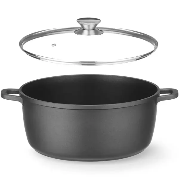 Braadpan | Aluminium (Antiaanbaklaag) | 9L | Div. Warmtebronnen | Incl. Deksel | 405x332x138(h)mm