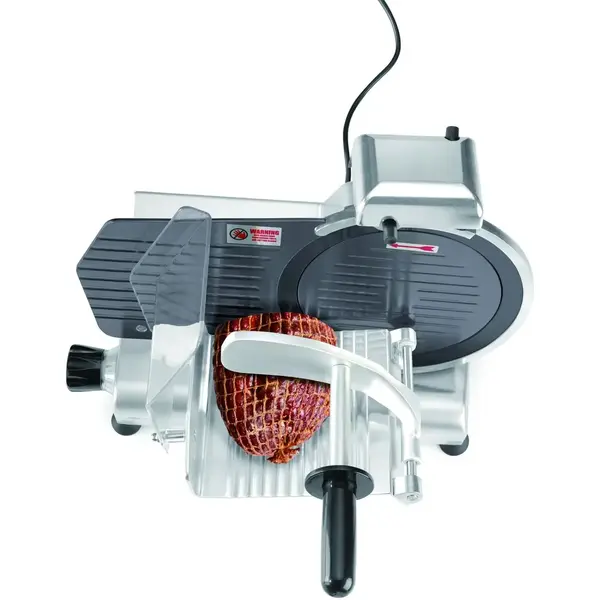 Vleessnijmachine | KitchenLine | Mes Ø250mm | Capaciteit Ø180mm | Snijdikte 0-8mm (Traploos) | 0.15kW (230V) | 494x402x398(h)mm