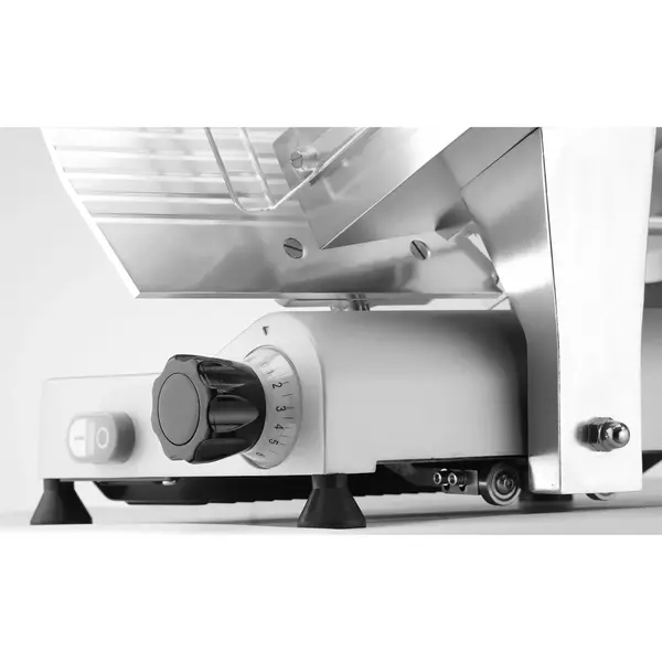 Vleessnijmachine | KitchenLine | Mes Ø300mm | Capaciteit Ø210mm | Snijdikte 0-14mm (Traploos) | 0.25kW (230V) | 615x494x477(h)mm