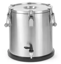 HENDI Gamel | ProfiLine | RVS | 20L | Geïsoleerd | Tapkraan | Ø330x360(h)mm