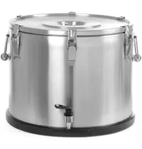 HENDI Gamel | ProfiLine | RVS | 50L | Geïsoleerd | Tapkraan | Ø480x380(h)mm