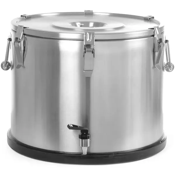 Gamel | ProfiLine | RVS | 50L | Geïsoleerd | Tapkraan | Ø480x380(h)mm