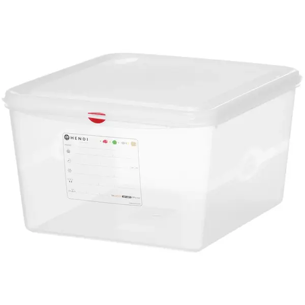 Voedseldoos | Polypropyleen | 2/3 GN | Hoogte 200mm | Incl. Deksel | 354x325x200(h)mm