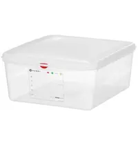 HENDI Voedseldoos | Polypropyleen | 2/3 GN | Hoogte 150mm | Incl. Deksel | 354x325x150(h)mm