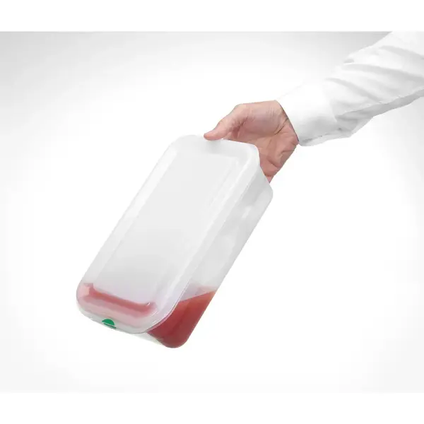 Voedseldoos | Polypropyleen | 1/4 GN | Hoogte 100mm | Incl. Deksel | 265x162x100(h)mm