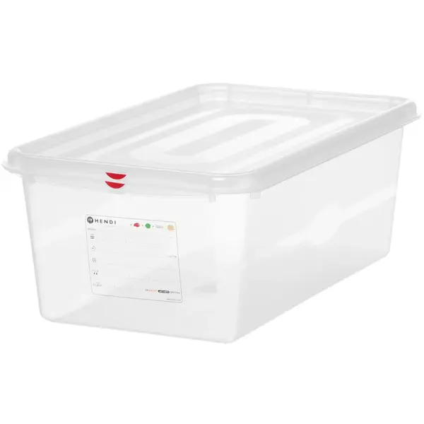 Voedseldoos | Polypropyleen | 1/1 GN | Hoogte 200mm | Incl. Deksel | 530x325x200(h)mm