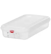 HENDI Voedseldoos | Polypropyleen | 1/3 GN | Hoogte 65mm | Incl. Deksel | 325x176x65(h)mm