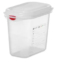 HENDI Voedseldoos | Polypropyleen | 1/9 GN | Hoogte 150mm | Incl. Deksel | 176x108x150(h)mm