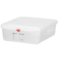 HENDI Voedseldoos | Polypropyleen | 1/2 GN | Hoogte 100mm | Incl. Deksel | 325x265x100(h)mm