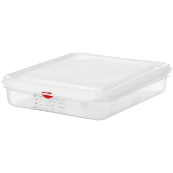 Voedseldoos | Polypropyleen | 1/2 GN | Hoogte 65mm | Incl. Deksel | 325x265x65(h)mm