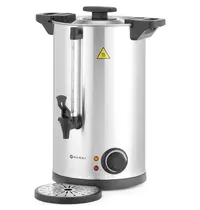 HENDI Verwarmde Drankendispenser | RVS | 9L | 30°C/100°C | 1.5kW (230V) | Dubbelwandig | Lekbak | 340x315x430(h)mm