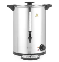 HENDI Verwarmde Drankendispenser | RVS | 17L | 30°C/100°C | 2.5kW (230V) | Dubbelwandig | Lekbak | 415x382x480(h)mm