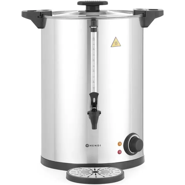 Verwarmde Drankendispenser | RVS | 17L | 30°C/100°C | 2.5kW (230V) | Dubbelwandig | Lekbak | 415x382x480(h)mm