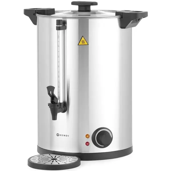 Verwarmde Drankendispenser | RVS | 17L | 30°C/100°C | 2.5kW (230V) | Dubbelwandig | Lekbak | 415x382x480(h)mm